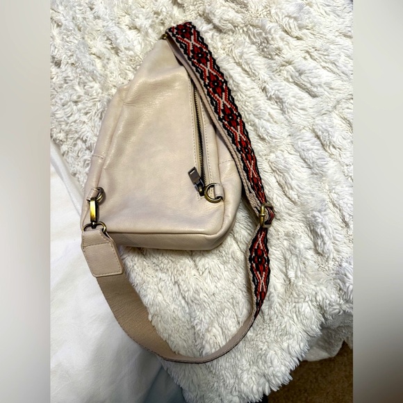 MODA LUXE Regina Sling Backpack in Beige - Picture 3 of 7